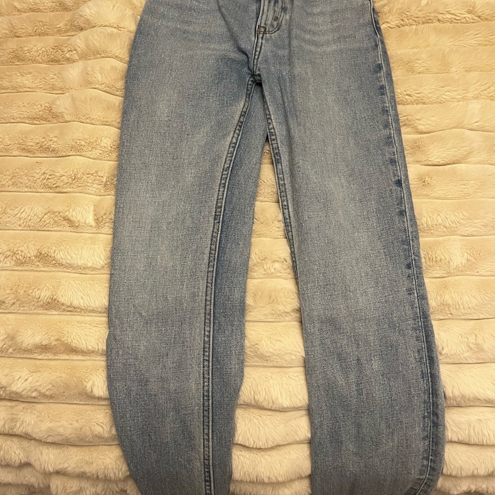 Abercrombie & Fitch Straight Leg Jeans - Light Blue